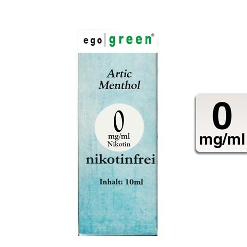 Ego Green E-Liquid Artic Menthol ohne Nikotin