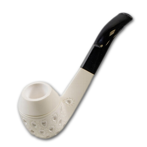 Meerschaumpfeife Block Bulldog Large graviert