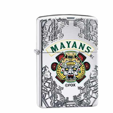 Zippo Chrom poliert Armor Mayans