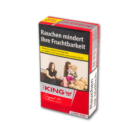 The King Original Red 100 5,90 € Zigaretten