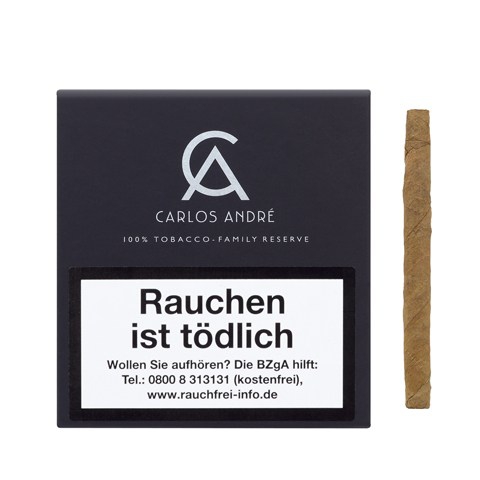 Carlos André Cigarillos 100% Tobacco, 20er