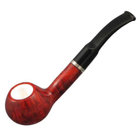 Capitello Beta Prince Meerschaumfutter Bordeaux / Orange