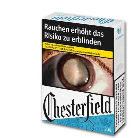 Chesterfield Blue XL-Box 9,00 € Zigaretten