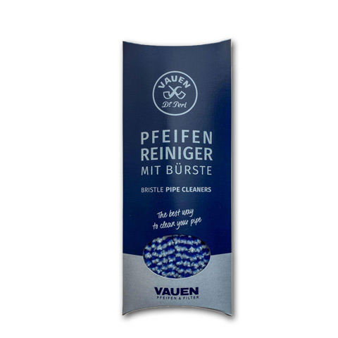 Pfeifenreiniger Vauen mit Bürste Blau/Weiß