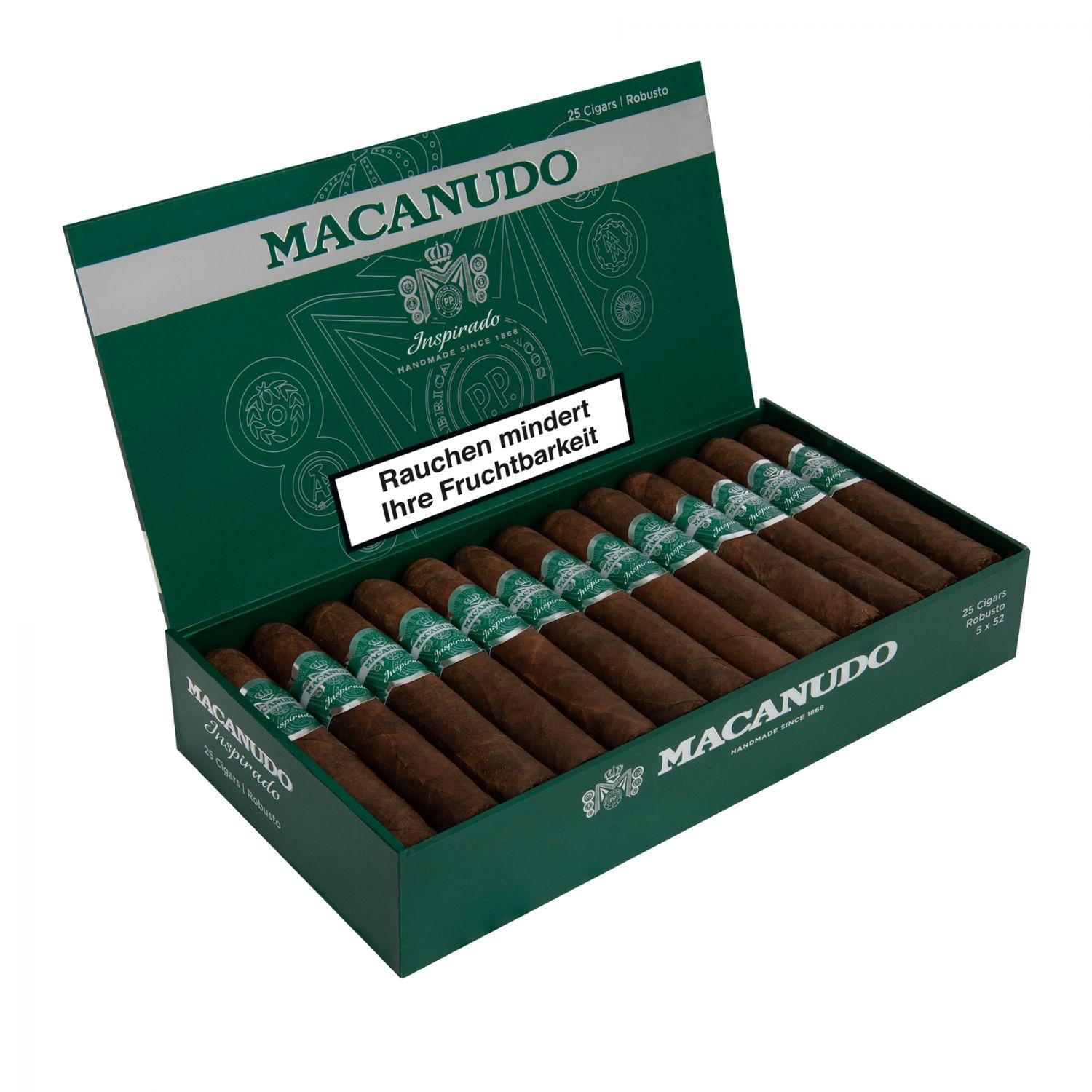 Macanudo Inspirado »Green« Robustos 25er Kiste