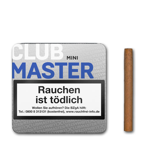 Clubmaster Mini Blue [Superior Blue Gold] Zigarillos, 20er Schachtel