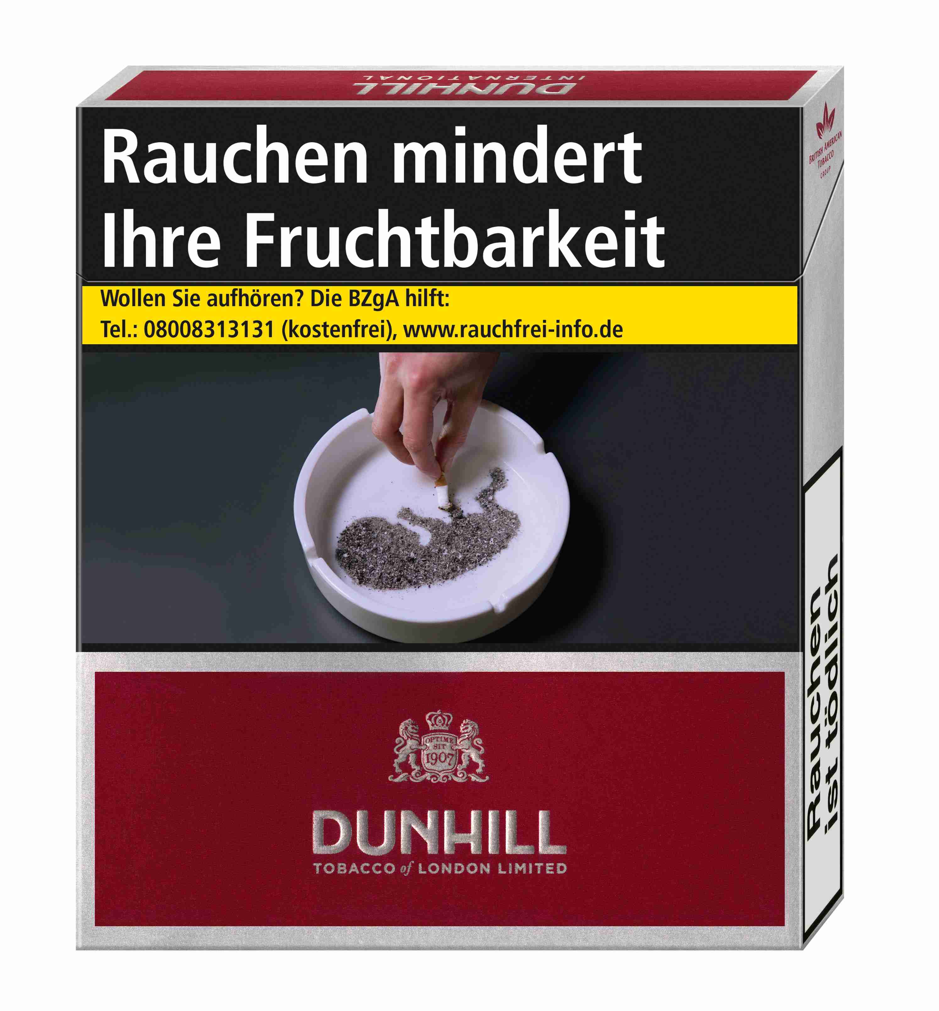 Dunhill International Red 11,30 € Zigaretten