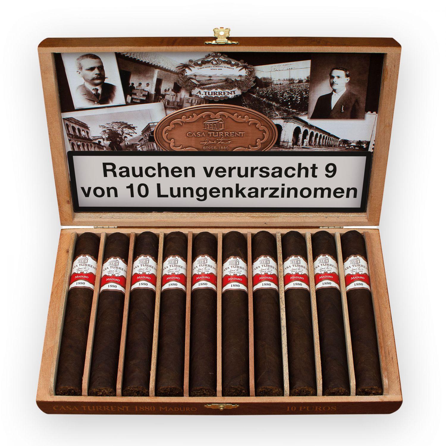 Casa Turrent »Serie 1880« Double Robusto Maduro