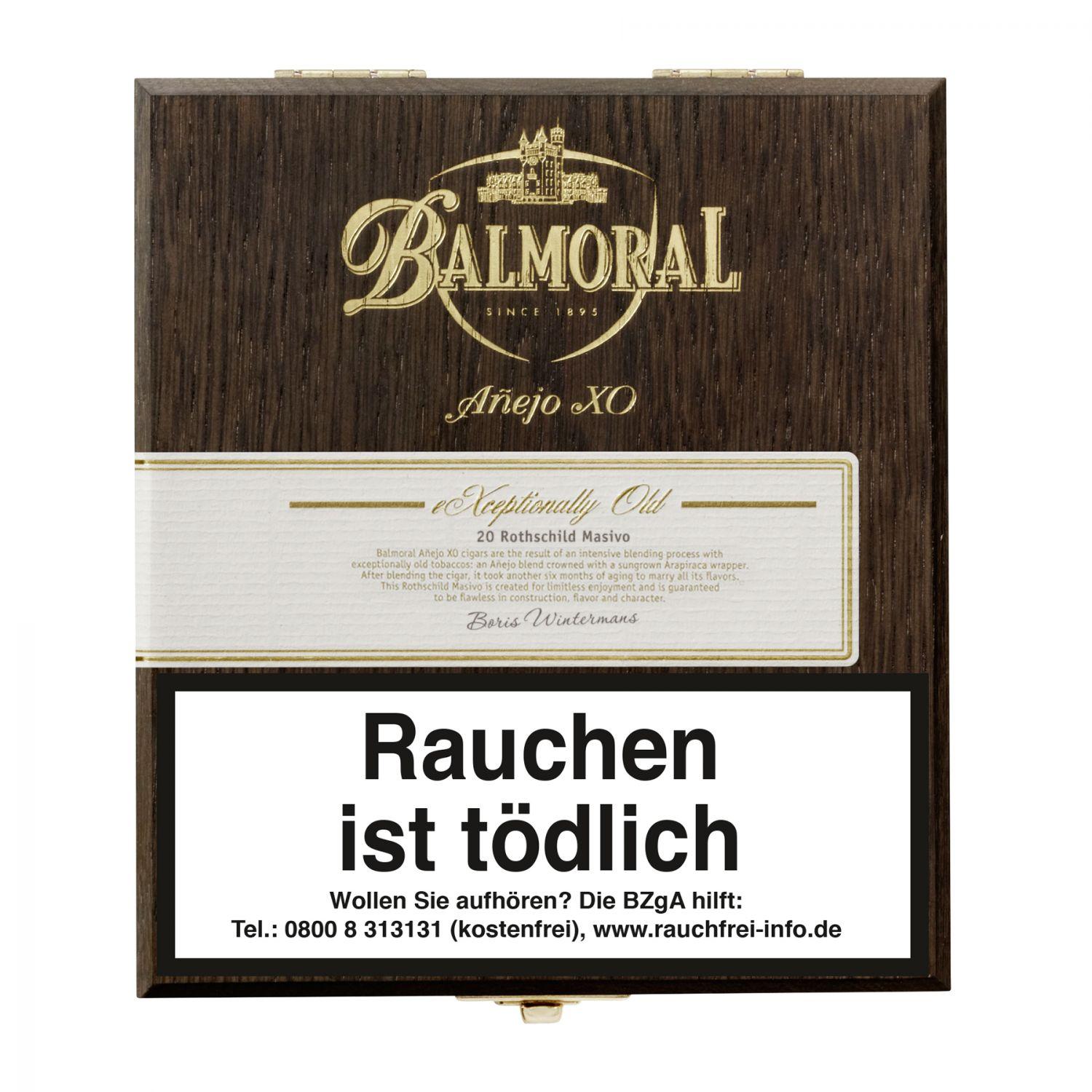 Balmoral »Añejo XO« Rothschilds Masivo 20er Kiste