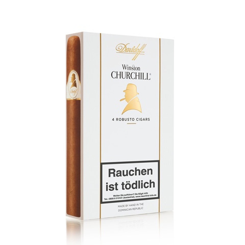 Davidoff Winston Churchill Robusto, 4er