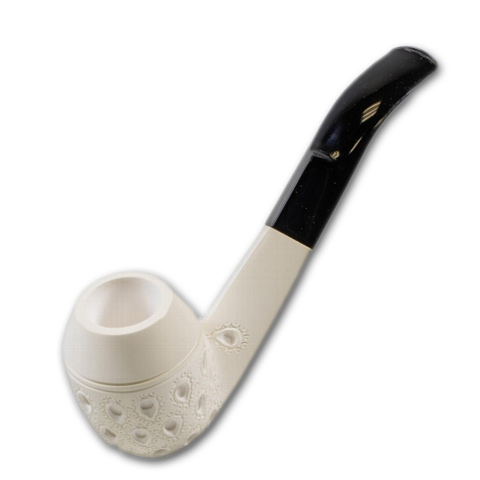 Meerschaumpfeife Block Billard Large graviert