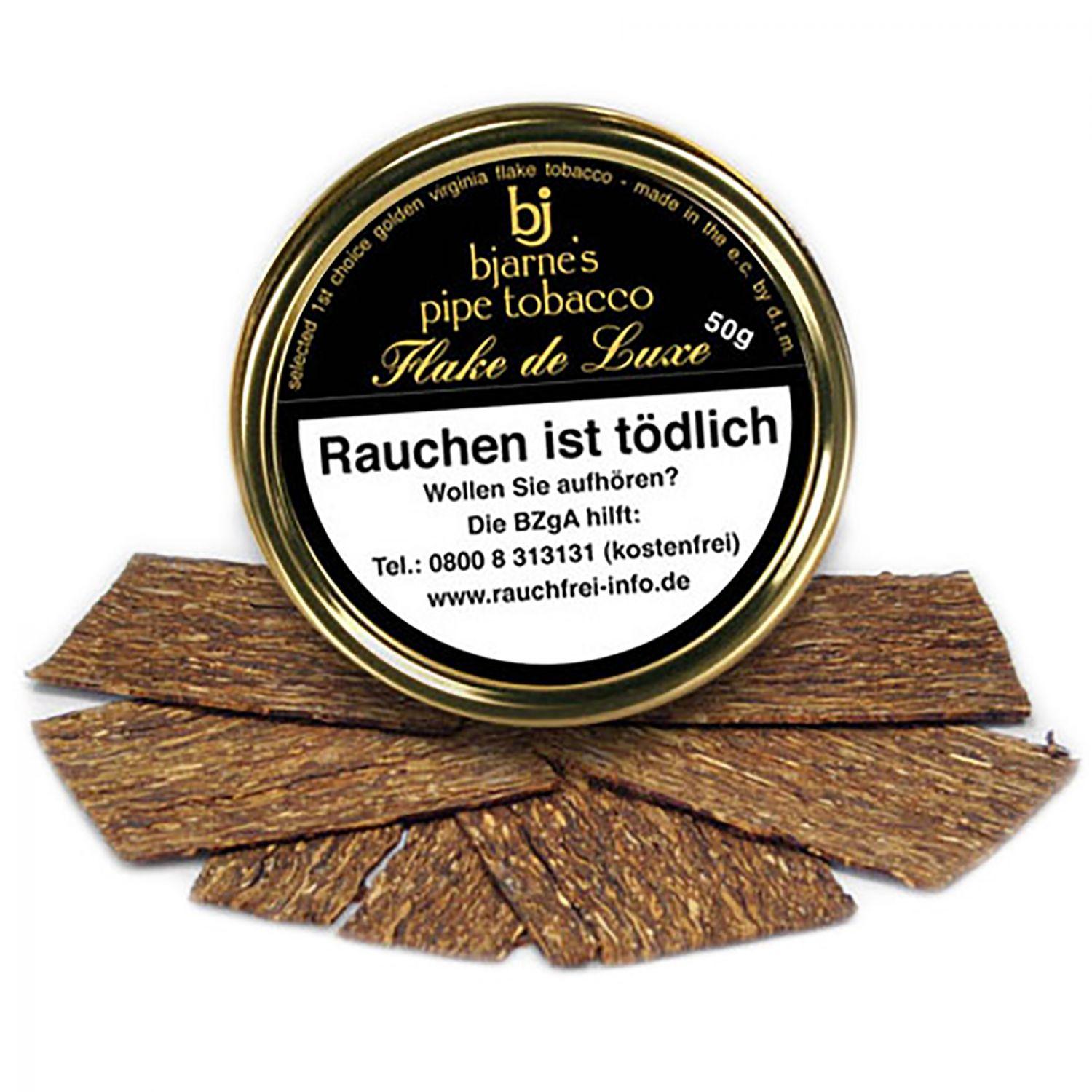 bjarne's pipe tobacco Flake de Luxe 250g Sparpack