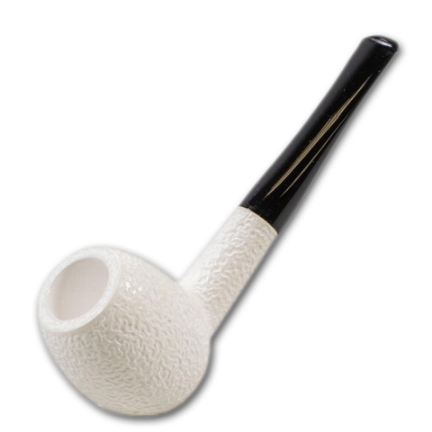 Meerschaumpfeife Block Apple Large rustiziert