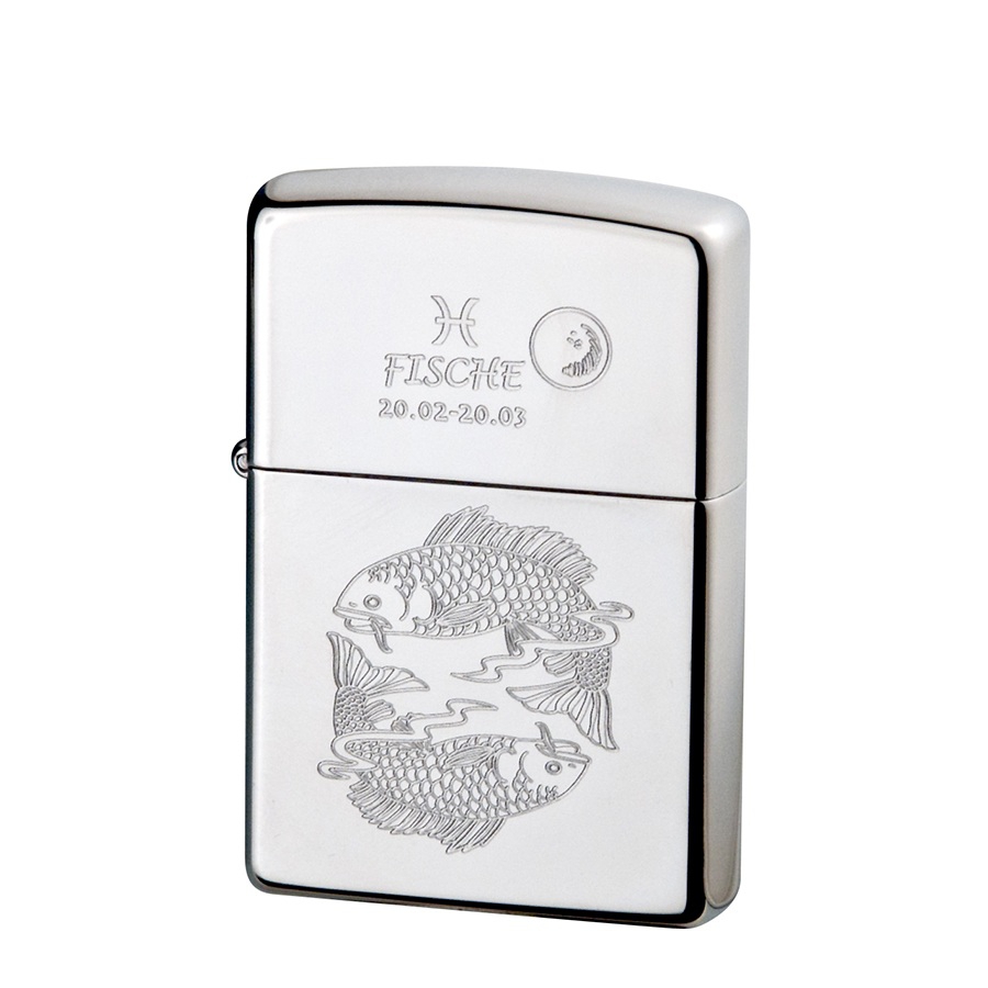 Zippo Chrom poliert Fische