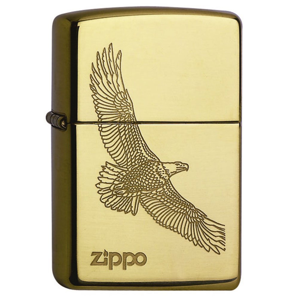 Zippo Messing poliert Large Eagle