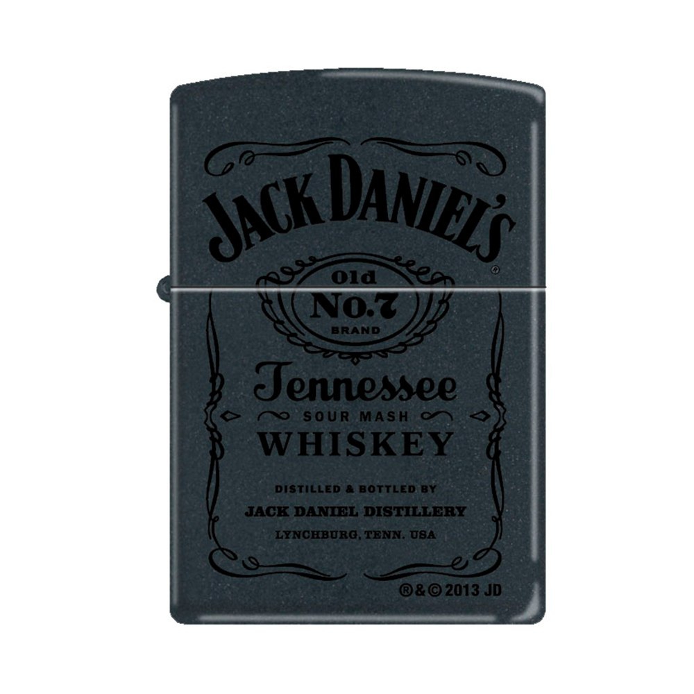 Zippo Schwarz matt Jack Daniel's