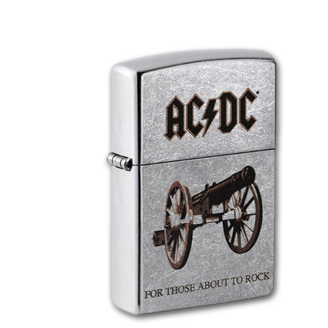 Zippo Street Chrom AC/DC Design