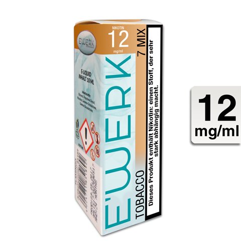 E'Werk E-Liquid 7 Mix [Tobacco] 12mg Nikotin