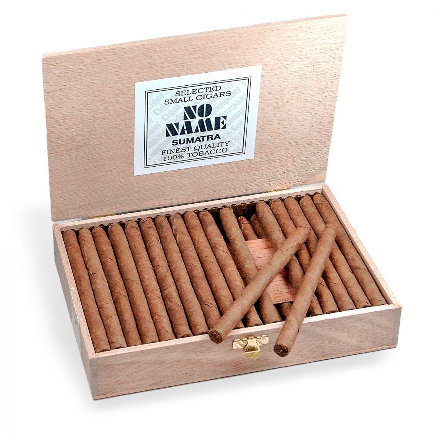 NO NAME Long Cigarillos Sumatra 50er Kiste