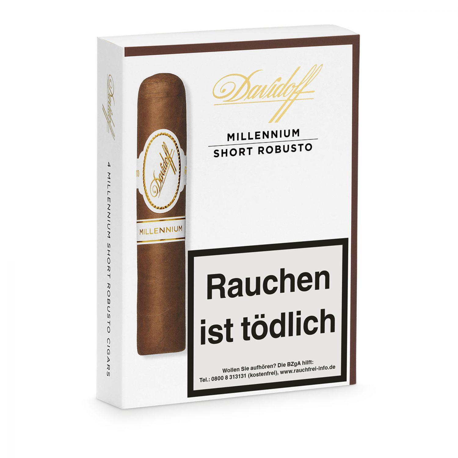 Davidoff »Millennium« Short Robusto, 4er Schachtel