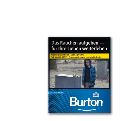 Burton Blue 3XL-Box 12,50 € Zigaretten