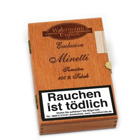 Woermann Exclusive Minetti Sumatra Zigarillos, 16er