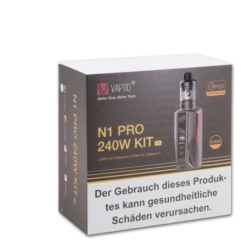 E-Zigarette Vaptio Akkuträger Set N1 Pro - ohne Akku