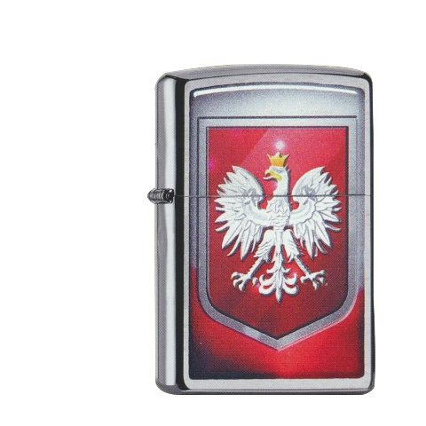 Zippo Chrom gebürstet Coat of Arms