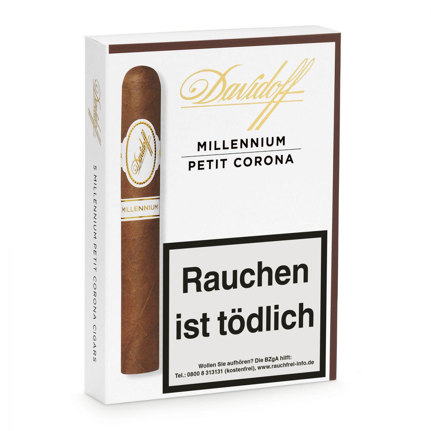 Davidoff »Millennium« Petit Corona, 5er Schachtel