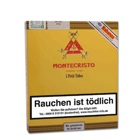 Montecristo Petit Tubos, 5er