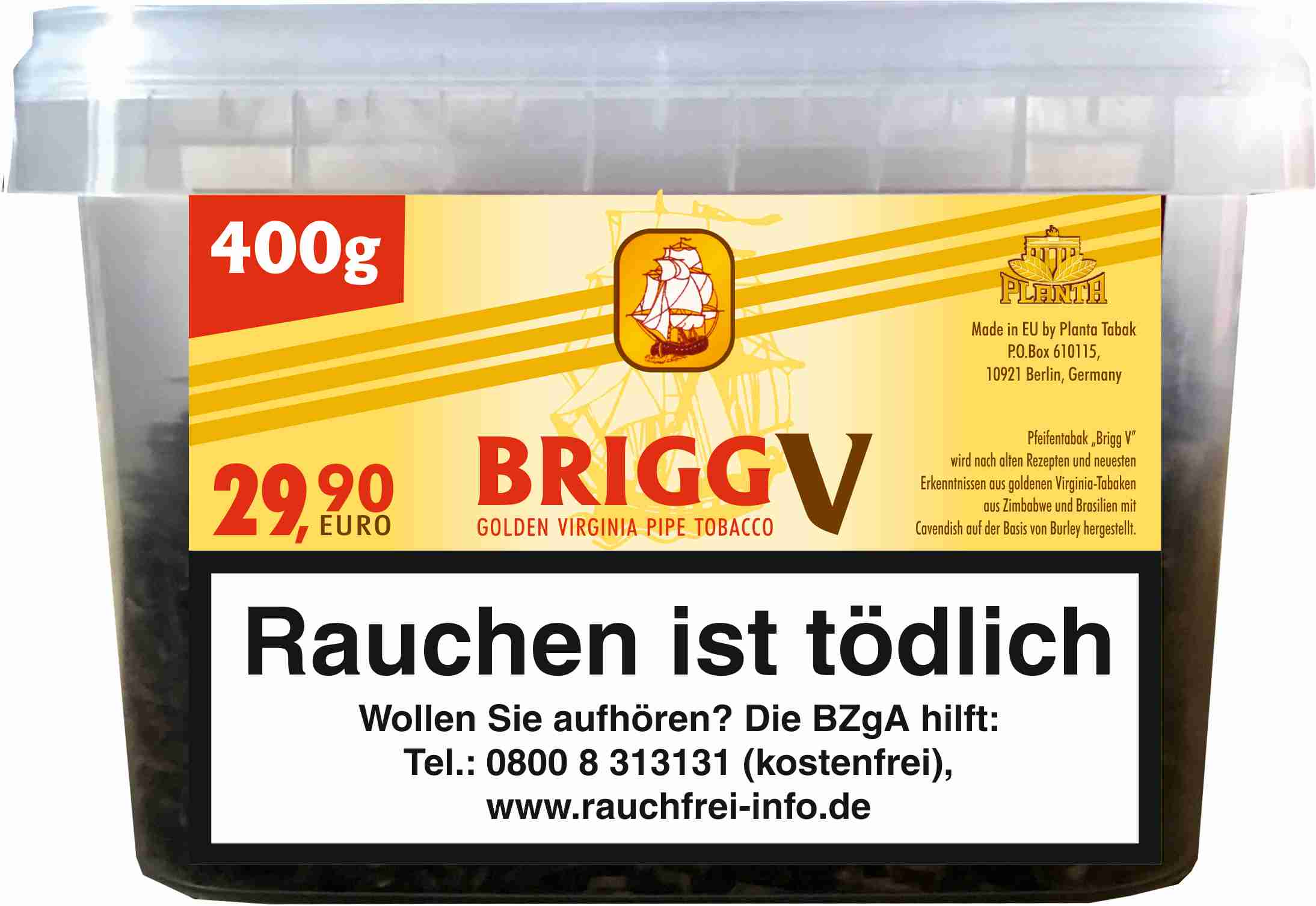 Brigg Vanilla, 400g