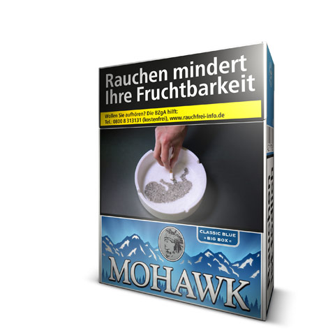 Mohawk Classic Blue Big Box 7,50 € Zigaretten