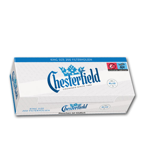 Chesterfield Blue Hülsen, 200er