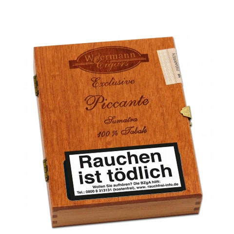 Woermann Exclusive Piccante Sumatra Panatelas Zigarillos, 16er