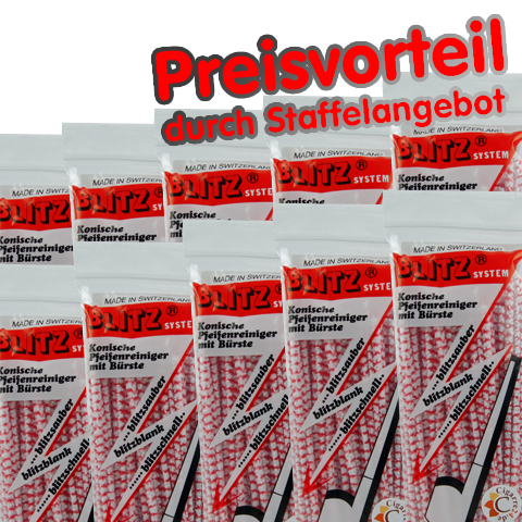 Blitz Pfeifenreiniger mit Bürste 