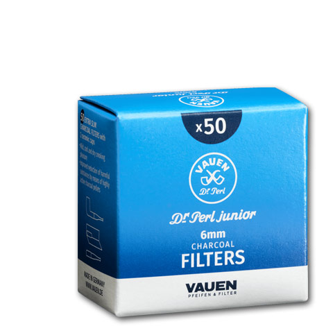 Pfeifenfilter Vauen Dr. Perl Aktivkohle - Jufifty Ø 6mm, 50er