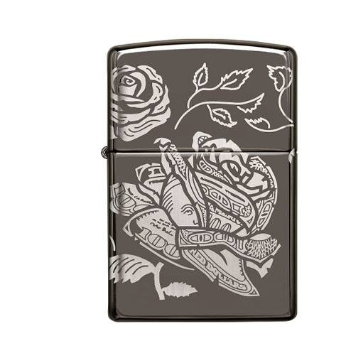 Zippo Black Ice Currency Design