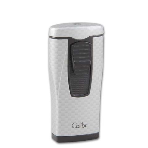 Colibri Cigarrenfeuerzeug Jetflamme Monaco 2 Carbon silber