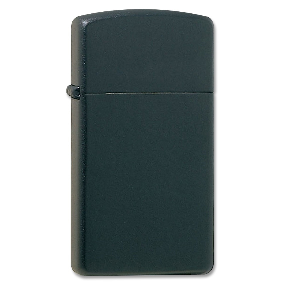 Zippo Slim Schwarz matt