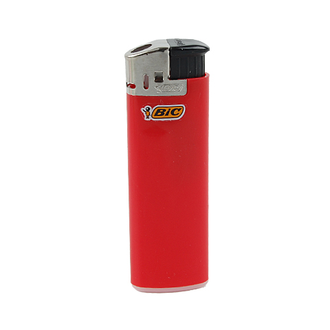 Einwegfeuerzeug Bic Electronic Neutral - Rot