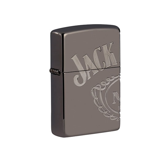 Zippo Black Ice Armor Jack Daniel's 360°