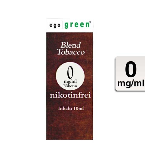 Ego Green E-Liquid Blend Tobacco ohne Nikotin