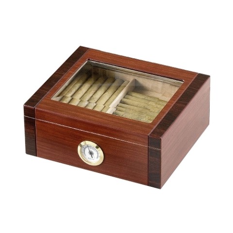 Humidor Glasdeckel Cherry