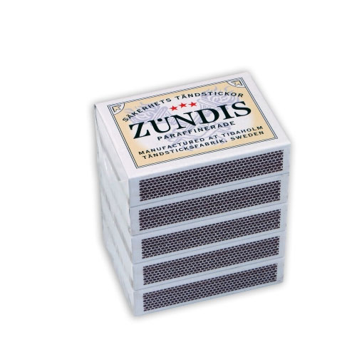 Zündhölzer Pfeife Zündis Classic, 5er Pack