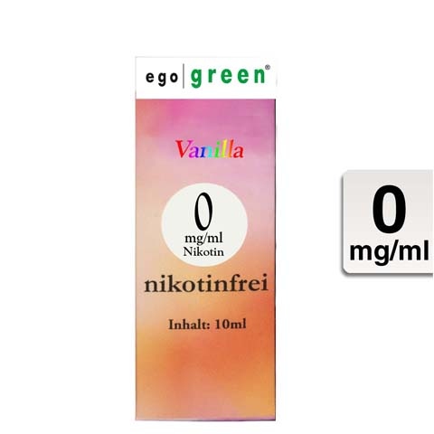 Ego Green E-Liquid Vanilla ohne Nikotin