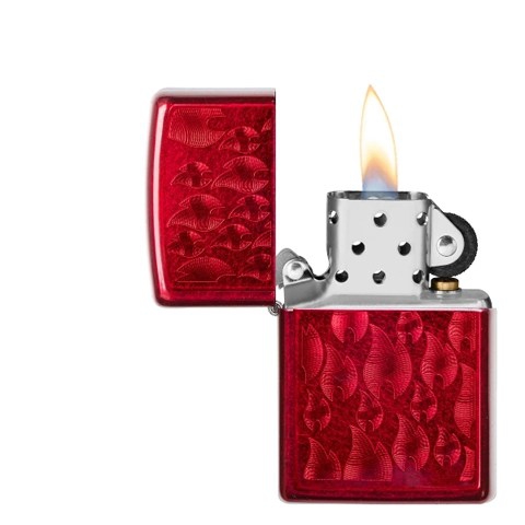 Zippo Candy Apple Red Iced