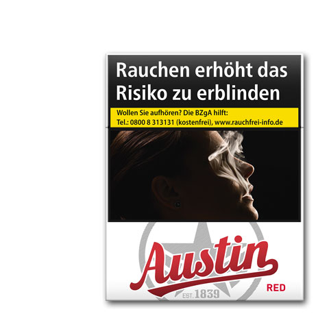 Austin Red Giga Pack 7,50 € Zigaretten