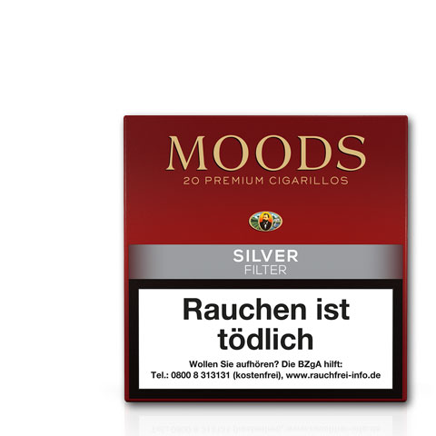 Dannemann Moods Silver Filter, 20er