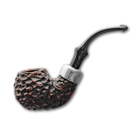 Pfeife Peterson PPP Rustic Modell 302 PL - braun