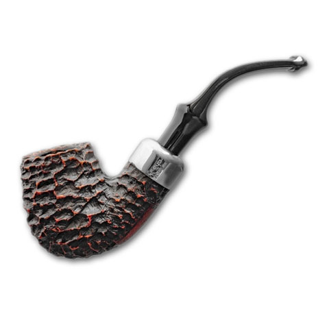 Pfeife Peterson PPP Rustic Modell 307 PL - braun